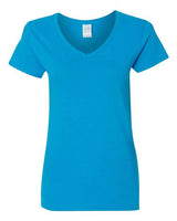 Gildan G500VL Ladies' Heavy Cotton V-Neck T-Shirt #color_SAPPHIRE