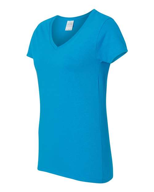 Gildan G500VL Ladies' Heavy Cotton V-Neck T-Shirt #color_SAPPHIRE