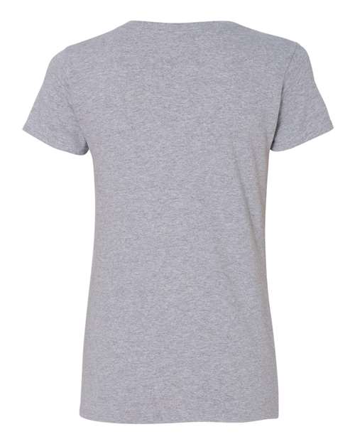 Gildan G500VL Ladies' Heavy Cotton V-Neck T-Shirt #color_SPORT GREY