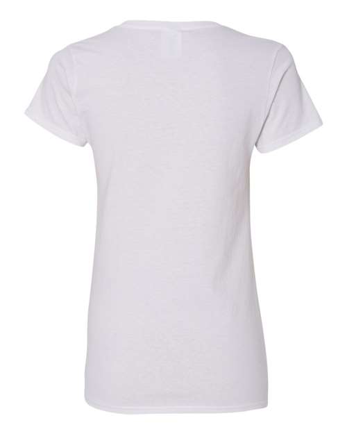 Gildan G500VL Ladies' Heavy Cotton V-Neck T-Shirt #color_WHITE