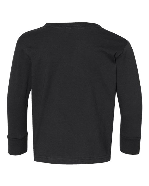 Rabbit Skins RS3302 Toddler Long-Sleeve Fine Jersey T-Shirt #color_BLACK