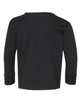 Rabbit Skins RS3302 Toddler Long-Sleeve Fine Jersey T-Shirt #color_BLACK