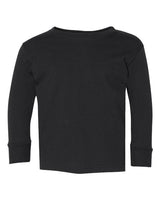 Rabbit Skins RS3302 Toddler Long-Sleeve Fine Jersey T-Shirt #color_BLACK