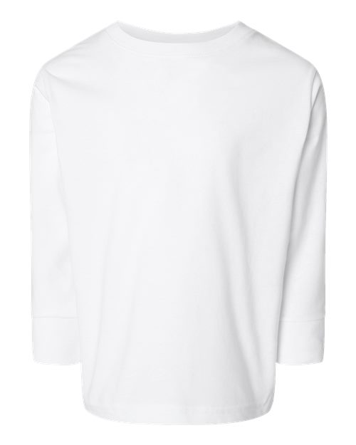 Rabbit Skins RS3302 Toddler Long-Sleeve Fine Jersey T-Shirt #color_WHITE