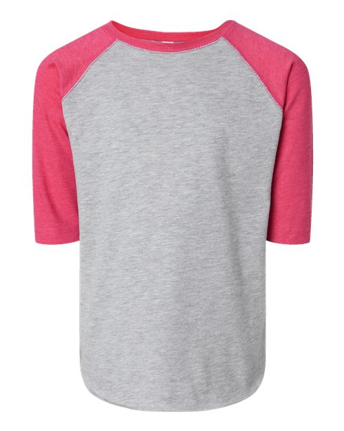 Rabbit Skins RS3330 Toddler Baseball T-Shirt #color_VN HT/ VN HT PNK