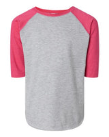 Rabbit Skins RS3330 Toddler Baseball T-Shirt #color_VN HT/ VN HT PNK
