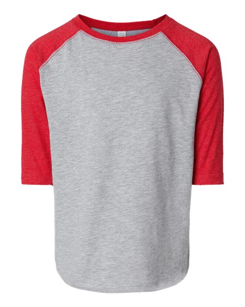 Rabbit Skins RS3330 Toddler Baseball T-Shirt #color_VN HTHR/ VN RED