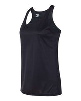 Badger 4166 Women’s B-Core Racerback Tank Top #color_Black