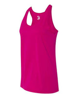 Badger 4166 Women’s B-Core Racerback Tank Top #color_Hot Pink