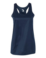 Badger 4166 Women’s B-Core Racerback Tank Top #color_Navy