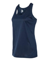 Badger 4166 Women’s B-Core Racerback Tank Top #color_Navy
