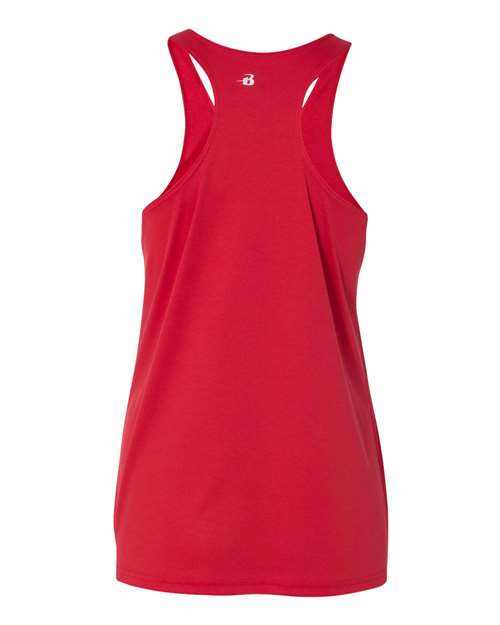 Badger 4166 Women’s B-Core Racerback Tank Top #color_Red