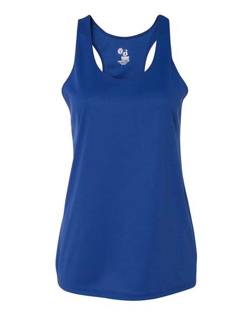 Badger 4166 Women’s B-Core Racerback Tank Top #color_Royal