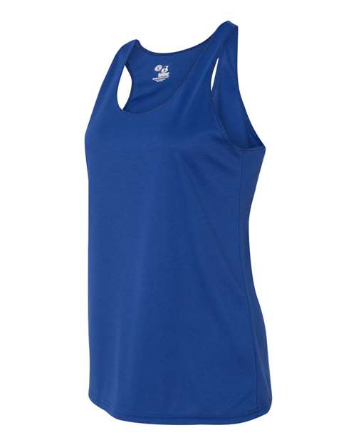 Badger 4166 Women’s B-Core Racerback Tank Top #color_Royal