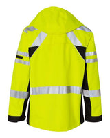 Kishigo JS135-136 Premium Black Series 2-In-1 Jacket #color_Lime