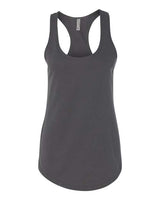 Next Level 6933 Ladies' French Terry RacerbackTank #color_DARK GRAY