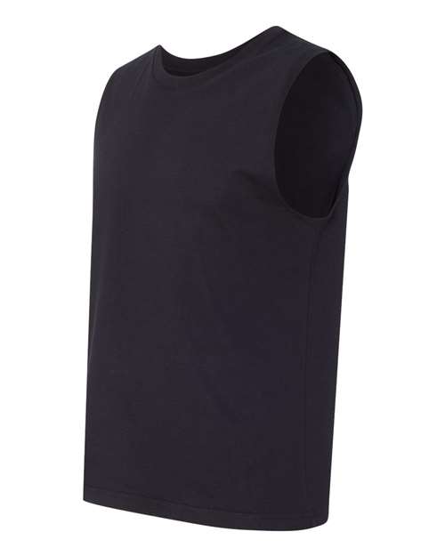 Bella + Canvas 3483 Unisex Jersey Muscle Tank #color_BLACK