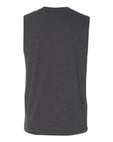 Bella + Canvas 3483 Unisex Jersey Muscle Tank #color_DK GREY HTHR