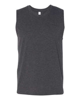 Bella + Canvas 3483 Unisex Jersey Muscle Tank #color_DK GREY HTHR
