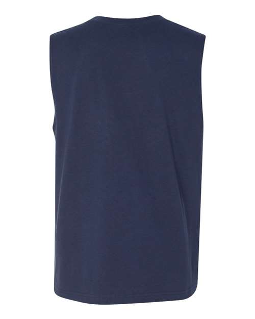 Bella + Canvas 3483 Unisex Jersey Muscle Tank #color_NAVY