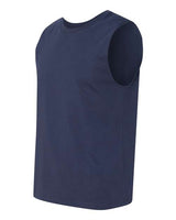 Bella + Canvas 3483 Unisex Jersey Muscle Tank #color_NAVY
