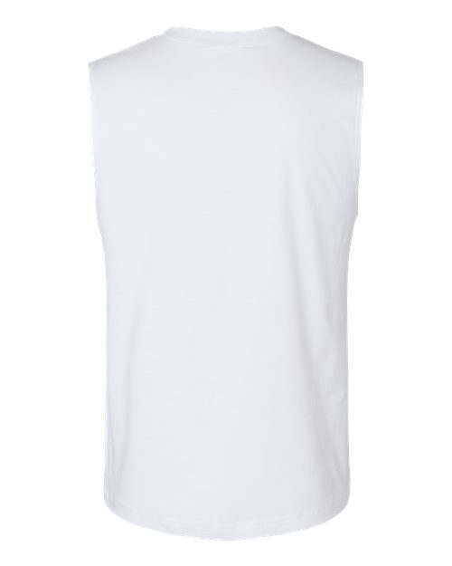Bella + Canvas 3483 Unisex Jersey Muscle Tank #color_WHITE