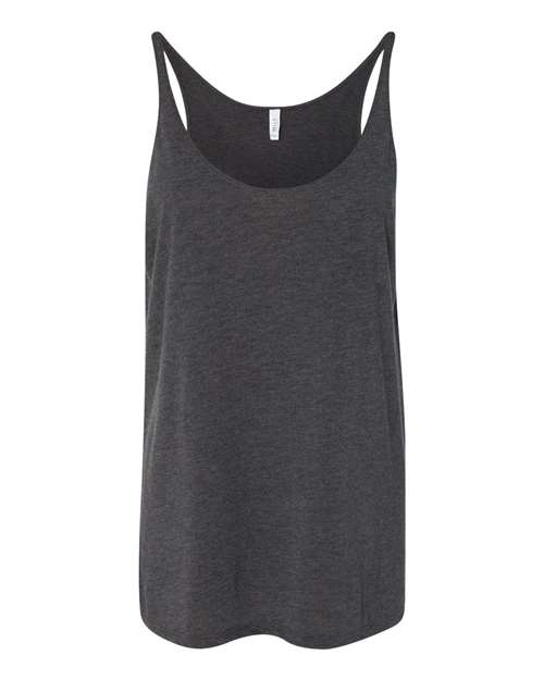 Bella + Canvas 8838 Ladies' Slouchy Tank #color_DK GREY HTHR