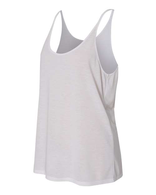 Bella + Canvas 8838 Ladies' Slouchy Tank #color_WHITE