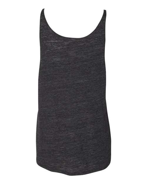 Bella + Canvas 8838 Ladies' Slouchy Tank #color_CHRCL BLK SLUB