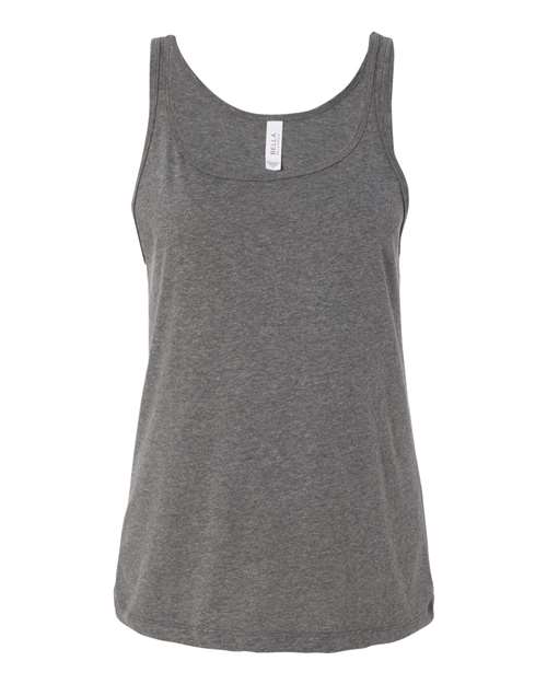Bella + Canvas 6488 Ladies' Relaxed Jersey Tank #color_DEEP HEATHER