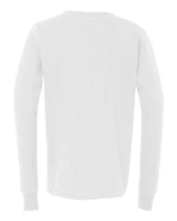 Bella + Canvas 3501Y Youth Jersey Long-Sleeve T-Shirt #color_WHITE