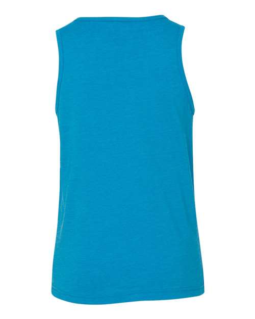 Bella + Canvas 3480Y Youth Jersey Tank #color_NEON BLUE