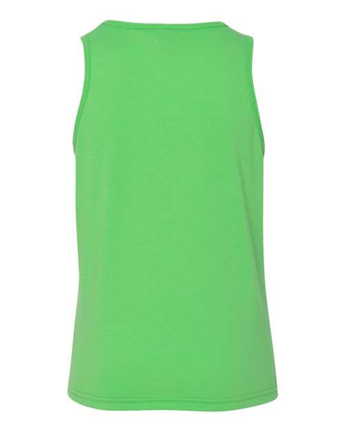 Bella + Canvas 3480Y Youth Jersey Tank #color_NEON GREEN