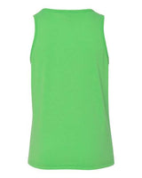 Bella + Canvas 3480Y Youth Jersey Tank #color_NEON GREEN