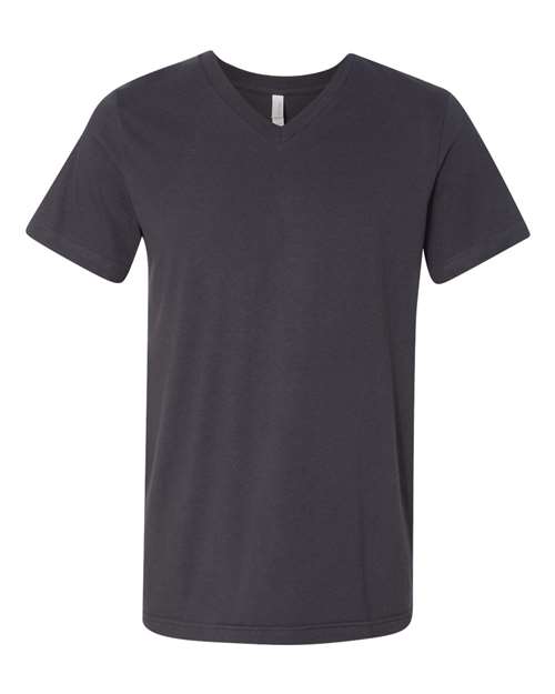 Bella + Canvas 3005 Unisex Jersey Short-Sleeve V-Neck T-Shirt #color_DARK GREY
