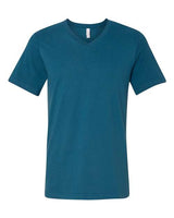Bella + Canvas 3005 Unisex Jersey Short-Sleeve V-Neck T-Shirt #color_DEEP TEAL