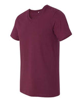 Bella + Canvas 3005 Unisex Jersey Short-Sleeve V-Neck T-Shirt #color_MAROON