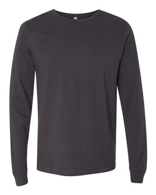 Bella + Canvas 3501 Unisex Jersey Long-Sleeve T-Shirt #color_DARK GREY