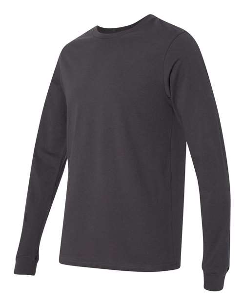 Bella + Canvas 3501 Unisex Jersey Long-Sleeve T-Shirt #color_DARK GREY