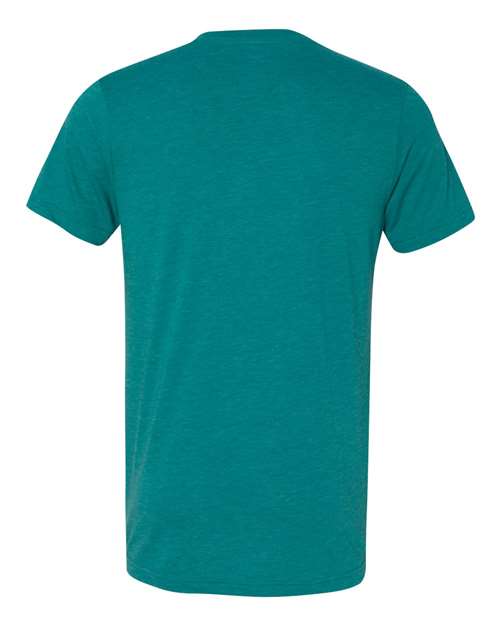 Bella + Canvas 3415C Unisex Triblend V-Neck T-Shirt #color_TEAL TRIBLEND