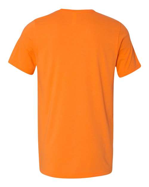 Bella + Canvas 3650 Unisex Poly-Cotton Short-Sleeve T-Shirt #color_NEON ORANGE