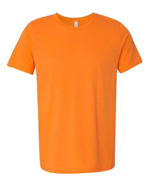 Bella + Canvas 3650 Unisex Poly-Cotton Short-Sleeve T-Shirt #color_NEON ORANGE
