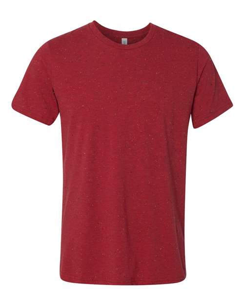 Bella + Canvas 3650 Unisex Poly-Cotton Short-Sleeve T-Shirt #color_RED SPECKLED