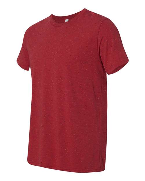 Bella + Canvas 3650 Unisex Poly-Cotton Short-Sleeve T-Shirt #color_RED SPECKLED