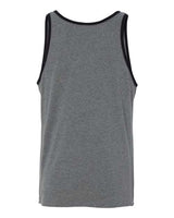 Bella + Canvas 3480 Unisex Jersey Tank #color_DEEP HTHR/ BLACK