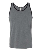 Bella + Canvas 3480 Unisex Jersey Tank #color_DEEP HTHR/ BLACK