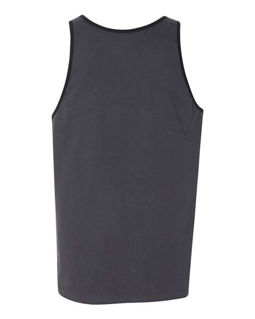 Bella + Canvas 3480 Unisex Jersey Tank #color_DARK GRY/ BLACK