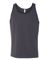 Bella + Canvas 3480 Unisex Jersey Tank #color_DARK GRY/ BLACK