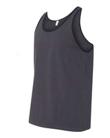 Bella + Canvas 3480 Unisex Jersey Tank #color_DARK GRY/ BLACK