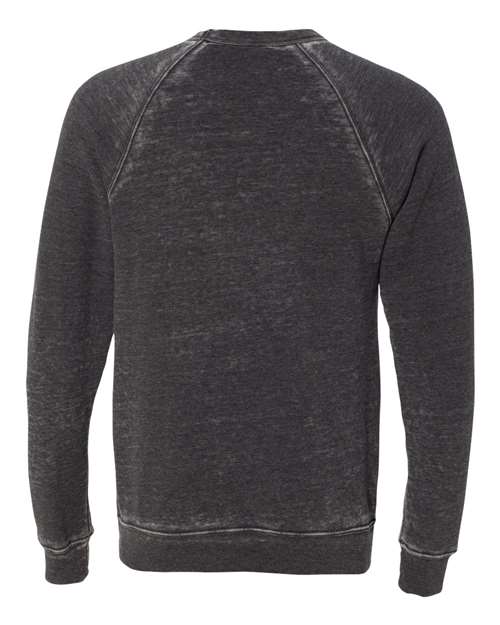 Bella + Canvas 3901 Unisex Sponge Fleece Crewneck Sweatshirt #color_GREY ACID FLEECE